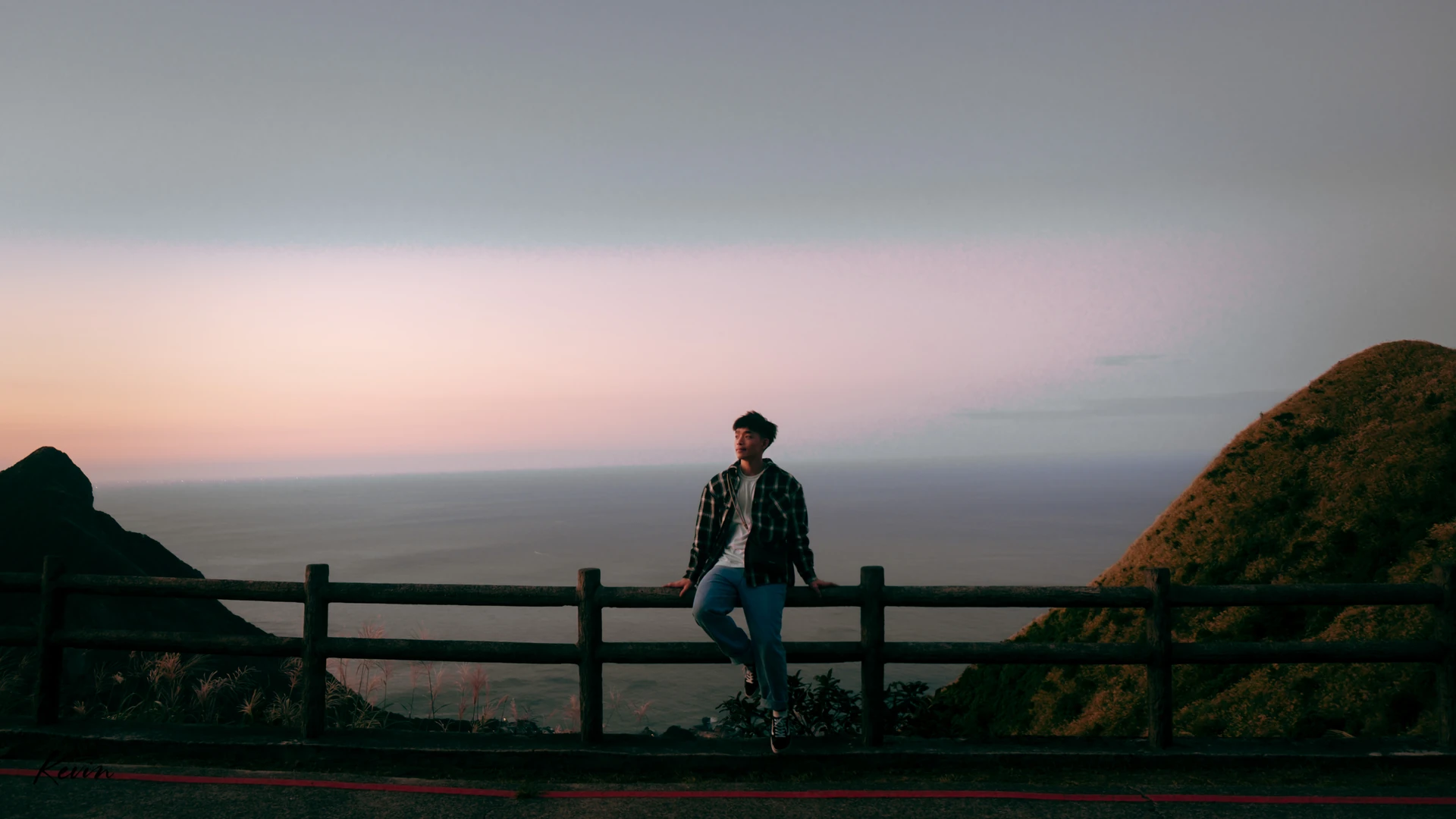 Sunset Cliff Silhouette